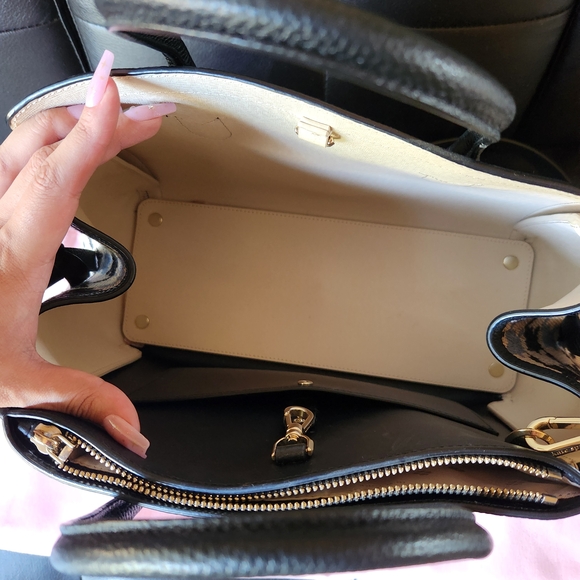 Kate Spade Black and Blue Houndstooth Satchel - Picture 3 of 3